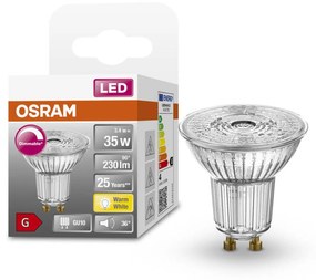 OSRAM LED reflektor GU10 3,4W 927 36° stmievateľná