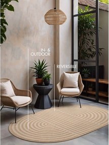 Krémovobiely/v prírodnej farbe vnútorný a vonkajší koberec 160x230 cm Haringey Woodfield – Ted Baker