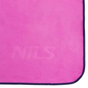 Uterák z mikrovlákna NILS NCR13 ružový/tmavo modrý