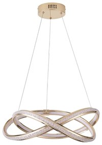 LED Luster na lanku LED/38W/230V 3000K 50x120 cm