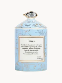 Ručne vyrobená vonná sviečka Pisces (monoi a morská soľ)
