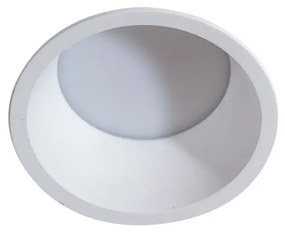 LED svietidlo Aida R9W do sadrokartonu biele