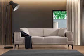 Trojmiestna rozkladacia pohovka Foldy 173 x 95 cm, svetlohnedá