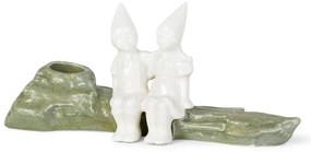 Vianočný kameninový svietnik Kähler Design Christmas Tales, dĺžka 19 cm