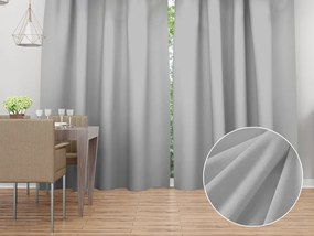 Biante Zamatový záves Velvet Prémium SVP-027 Svetlo sivý - šírka 135 cm 135x250 cm