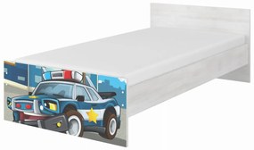 Raj posteli Detská posteľ " Policia " MAX  XL borovica nórska