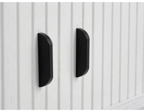 Biely konferenčný stolík v dekore duba 60x120 cm Nola – Unique Furniture