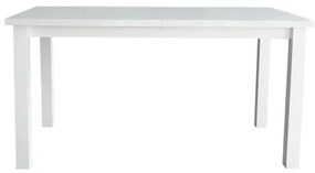 Rozkladací jedálenský stôl LIAM biely