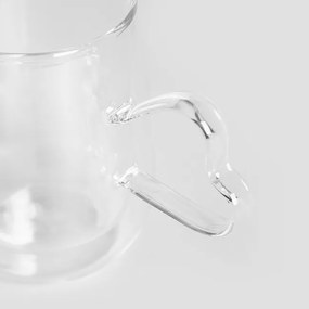 Hrnček s dvojitým dnom ZEMRA s uškom v tvare srdca 724480 450 ml