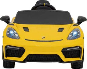 Elektrické autíčko Porsche Spyder RS 718 MP4 žlté