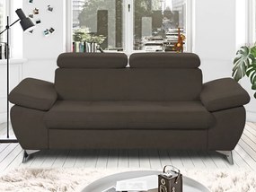 Dvojsedák Gisele, tmavo hnedá espresso látka