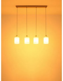 Globo 54114-4H - Závesný luster TRENT na lankách 4xE27/40W/230V