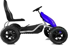 LEAN CARS Pedálový gokart B012 s nafukovacími kolesami, modrý