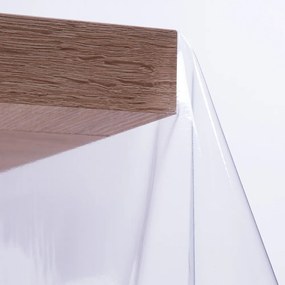Priehľadný PVC obrus hladký bez vzoru tl. 0,20 mm PV-159 - metráž š. 140 cm