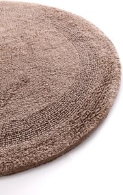 Kúpeľňový koberček Javo Cotton sépiový kruh