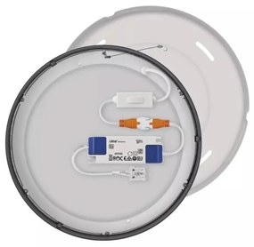 Matne čierne LED stropné svietidlo Nexxo - EMOS