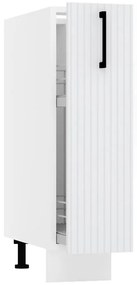 Skrinka do kuchyne Kate d20 cargo + kos svetlo šedá mat