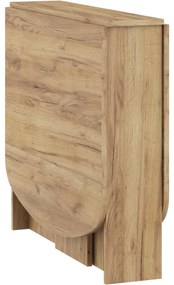 Rozkladací jedálenský stôl Elston 2 (craft zlatý) (pre 4 až 6 osôb). Vlastná spoľahlivá doprava až k Vám domov. 1051394