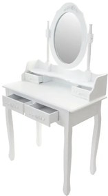 Bestent Toaletný stolík Primadonna WHITE