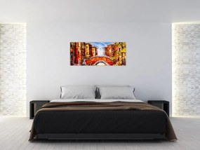 Obraz - Olejomaľba mesta III. (120x50 cm)