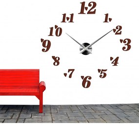 Veľké nalepovacie hodiny na stenu srdiečka I SENTOP 12S004+ srdiečka