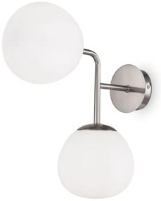 Maytoni MOD221-WL-02-N - Nástenné svietidlo ERICH 2xE14/40W/230V chróm