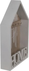 GiftyCity Drevená skrinka na kľúče Home