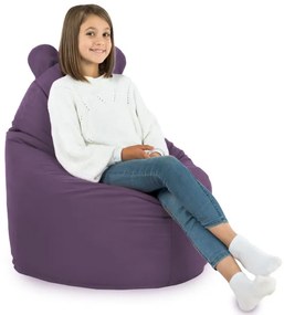 Kreslo pre deti Teddy fialové