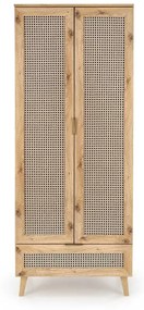 Šatníková skriňa Rustico, dub artisan