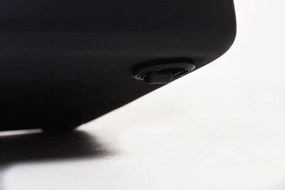 Hrantík MAXI ROUND, sklolaminát, šírka 80 cm, s kolieskami, čierny mat