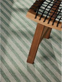 Zelený/krémovobiely vnútorný a vonkajší koberec 120x170 cm Haringey Linley – Ted Baker