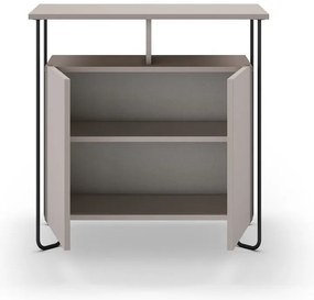 Sivo-béžová skrinka 80x80 cm Dilly – Marckeric