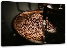 Obraz na plátně Zrnková káva kuchyně - 100x70 cm