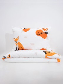 Bavlnené obliečky Renforce do postieľky – Líšky 02
