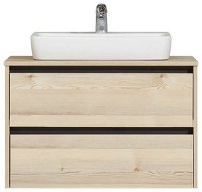 Doska pod umývadlo v dekore borovice v prírodnej farbe Quickset 393 – Pelipal