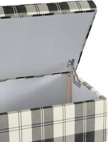 Truhlica čalúnená farba produktu čierna látka zapletaná, vzorované