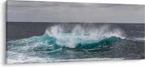 Obraz - Vlny v oceáne (120x50 cm)