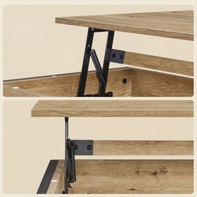 Konferenčný stolík TAYLOR ARTISAN s výsuvnou doskou 100x50 cm