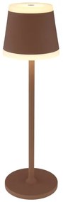 Globo 58433R - LED Stmievateľná stolná lampa RIDLEY LED/4,6W/3,7V 3000K hnedá