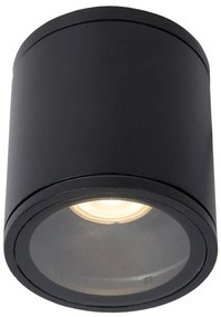 Lucide 22962/01/30 AVEN - Stropné bodové osvetlenie kúpeľne - priemer 9 cm - 1xGU10 - IP65 - čierne