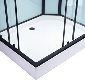 BPS-koupelny Hydromasážny box ALMA-L 120x80 ľavý