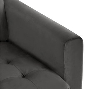 Sivá rohová pohovka Strummer - CosmoLiving by Cosmopolitan