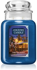Country Candle Christmas Market vonná sviečka 680 g
