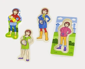 Puzzle Viga 50405 ako dieťa rastie