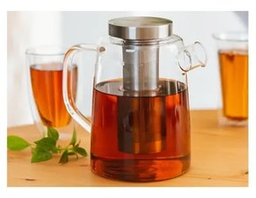 Sklenená čajová kanvica Vialli Design, 1,5 l