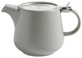 Svetlosivá porcelánová čajová kanvica so sitkom Maxwell & Williams Tint, 600 ml
