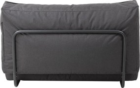 Tmavosivé záhradné ležadlo Blomus Coal, 120 x 190 cm