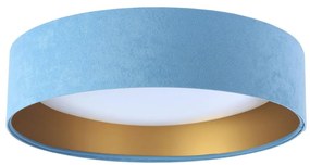 LED Stropné svietidlo GALAXY 1xLED/24W/230V modrá/zlatá