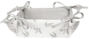 Bavlnený košík na servírovanie pečiva Swallow Sky - 35 * 35 * 8 cm