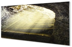 Sklenený obraz Schody 120x60 cm
